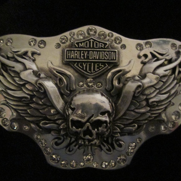 LADIES HARLEY DAVIDSON BELT BUCKLE.. - Picture 1 of 2